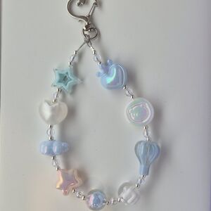 Blue Pastel Wristlet